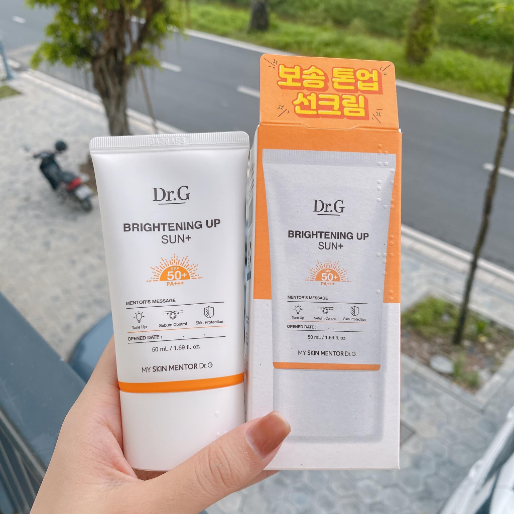 Kem chống nắng vật lý 𝐃𝐫.𝐆 𝐆𝐫𝐞𝐞𝐧 𝐌𝐢𝐥𝐝 𝐔𝐩 𝐒𝐮𝐧 𝐒𝐏𝐅 𝟓𝟎/𝐏𝐀++++ (đủ bill)