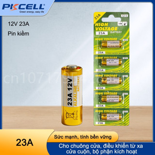 Vỉ 5 viên pin ALKALINE 12v A23 23A dùng cho remote cửa cuốn , chuông cửa , remote ô tô ...
