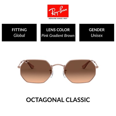 Mắt Kính RAY-BAN OCTAGONAL - RB3556N 9069A5 - Kính mát