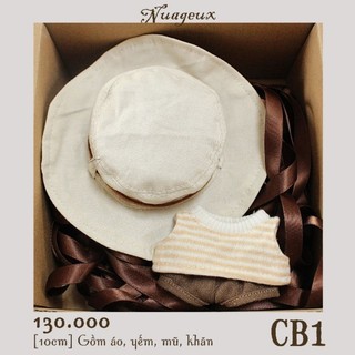 [10cm] Set quần áo cho doll 10cm - CB1