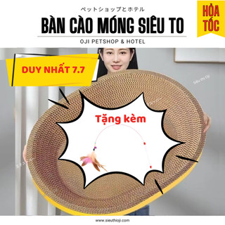 Bàn cào móng cho mèo ổ cào móng cực lớn
