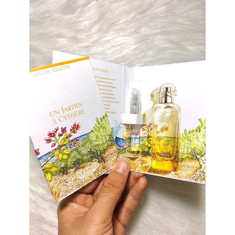 Vial nước hoa Hermes Paris EDT UN JARDIN À CYTHERE