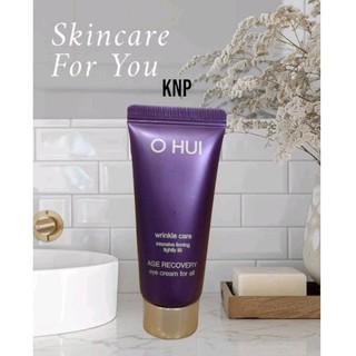 Kem dưỡng chống nhăn vùng mắt Ohui tím Age Recovery tuýp 20ml tách set