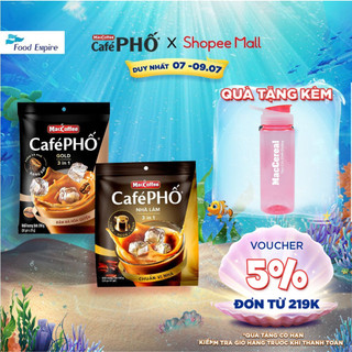 Combo 1 Túi cà phê MacCoffee Phố Nhà làm & 1 Phố Sữa Đá Gold