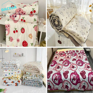 Chăn Hè Đũi Sơ Đậu Nành 2mx2m2 trần bông 3 lớp cotton poly Loại 1 1m7x2m gọn nhẹ thấm hút mồ hôi