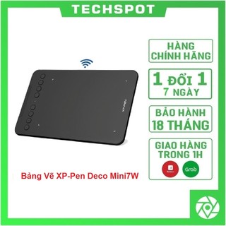Bảng Vẽ Điện Tử XP-Pen Deco Mini7W Android Wireless Hỗ Trợ Cảm Ứng Nghiêng | Hàng Chính Hãng | Bảo Hành 18 Tháng