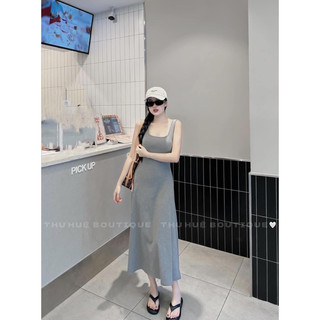 Váy Body 2 Dây Basic Dáng Xoè