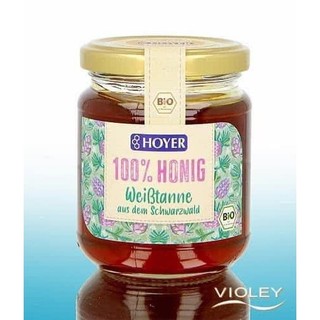 Mật ong hữu cơ Hoyer (cỏ dại / linh sam) - 250gr