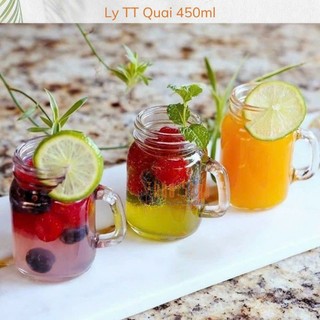 COMBO 2 ly ca quai đựng trà sữa 460ml - sinh tố - nước ép trái cây