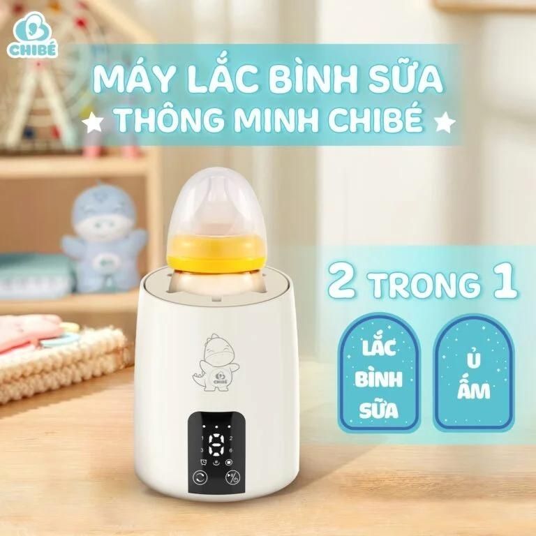 MÁY LẮC VÀ Ủ ẤM BÌNH SỮA CHIBÉ CB040