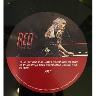 Taylor Swift RED (Taylor's Version) Vinyl 4LP
