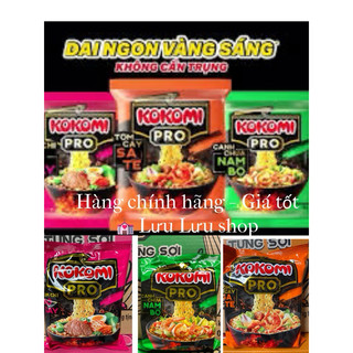 Kokomi pro bò cay kim chi/canh chua nam bộ/ tôm cay sate gói 75gr
