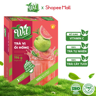 Trà ổi hồng trà hòa tan Wil trà trái cây tươi bổ sung vitamin c hộp 14 gói