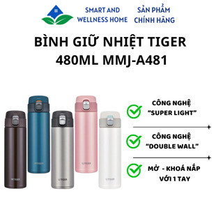 Bình Giữ Nhiệt Tiger 480ml MMJ-A481 - Bảo hành 12 tháng