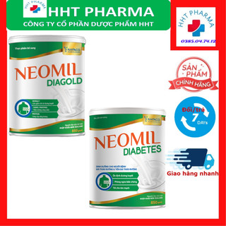 Sữa bột NEOMIL diabetes - Neomil Diagold dinh dưỡng y học chuyên biệt cho người tiểu đường