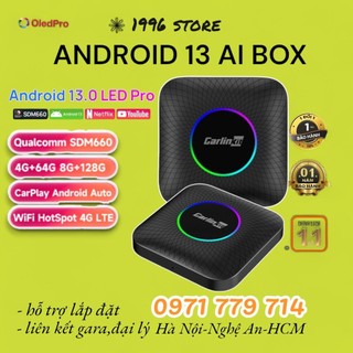 Bộ carplay android box picasou ai cắm sim 4g - biến màn zin ô tô thành màn hình android - ram 4g,rom 64gb