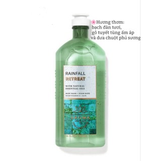 Gel tắm thư giãn Bath & Body Works Aromatherapy Stress Relief Eucalyptus + Tea 295ml