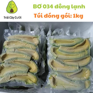[Hỏa tốc HCM] Bơ 034 đông lạnh túi đóng gói 1kg - Trái Cây Cười