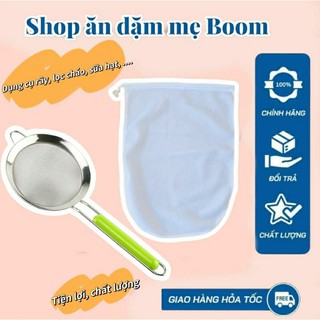 Rây lọc cháo, túi lọc làm đậu hũ non cho bé, sữa hạt,...size lớn (Loại 1)