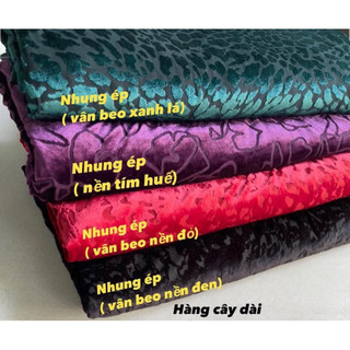 Vải Nhung ép kiện