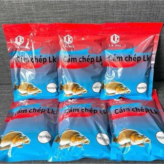 Mồi câu cám chép lk hoà 250g chính hãng trộn sẵn câu cá chép.