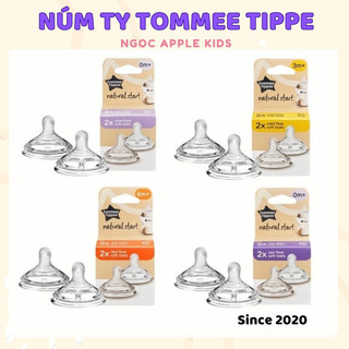 Núm ty bình sữa Tommee Tippee Chính hãng đủ size 1/2/3/4