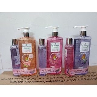 (Tặng kèm chai 220g) Sữa tắm Enchanteur Naturelle Hương Hoa Lavender, Rose và Iris 510gr/ chai