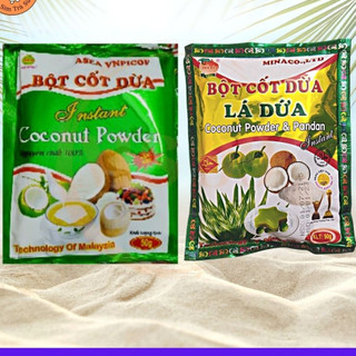 Bột cốt dừa hương lá dứa, bột cốt dừa nguyên chất 50g