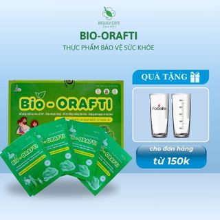 (Cận Date) Gói Cốm Pha Nước Bio-Crafti Bổ Sung Chất Xơ Giảm Táo Bón Giúp Nhuận Tràng (Hộp 20 gói x 3g)