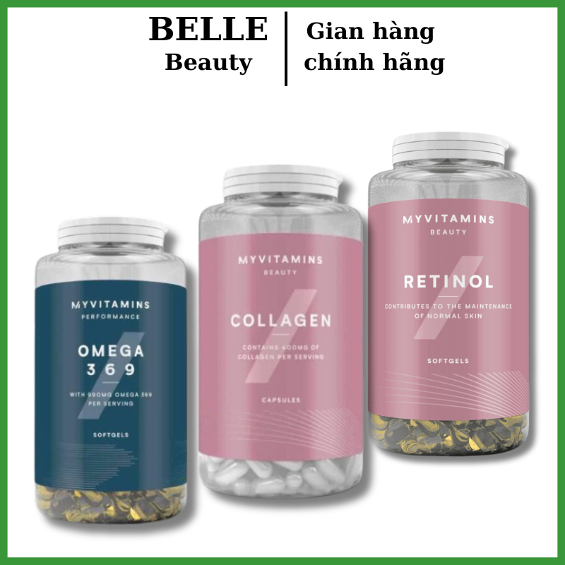 Viên uống Collagen Myvitamins 90 viên, giúp đẹp da, giảm lão hóa