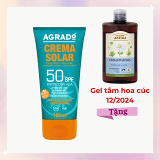 Kem chống nắng agrado spf50 100ml