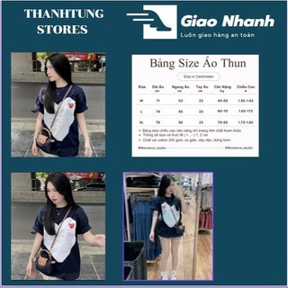Áo Thun Trái Tim Dễ Thương Nam Nữ Basic ROMANCE Form Rộng Chất Vải Cotton 250gsm Cao Cấp Co Giãn