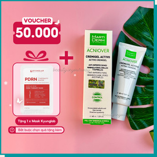 Kem Dưỡng Martiderm Giảm Nhờn, Giảm Mụn Và Se Lỗ Chân Lông Martiderm Acniover Active Cremigel 40ml