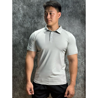 Áo Polo Tập Gym Thể Thao,Chất vải Thun Lạnh 4 Chiều From Ôm Body,Thấm Hút Mồ Hôi Tốt GB101