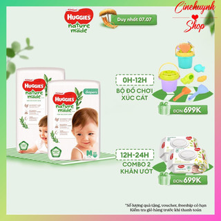 TẢ/BỈM DÁN/QUẦN HUGGIES PLATINUM NATURE MADE NB60 /S82/M58/L44/XL38/XXL26