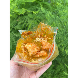 Bánh tráng dẻo muối nhuyễn hành phi tóp mỡ
