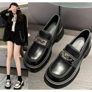 Giày Loafer Nữ Lolita Đế Cao 5cm – Giày Da Nữ Thời Trang Hàn Quốc, Tôn Dáng Dễ Phối Đồ