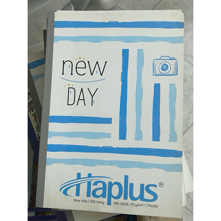 Vở hải tiến haplus new day 200 trang (thanh lý mẫu cũ)