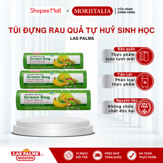 Túi Đựng Rau Quả LAS PALMS Tự Hủy Sinh Học (250 túi/ Cuộn) - Nhiều kích thước, Công Nghệ Anh Quốc, An toàn tiện lợi
