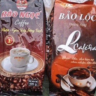 Combo cà phê pha phim bảo ngọc +với cà phê pha phim bảo lộc 1kg trộn đều pha chung cho ra ly cà phê thơm ngon đọc đáo