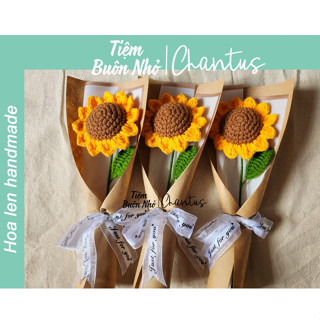 (Ảnh thật) Hoa hướng dương len handmade - Tiệm buôn nhỏ