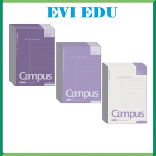 Lốc vở kẻ ngang có chấm gáy keo Basic Notebook Campus / Tập kẻ ngang học sinh Campus B5