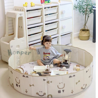 Bể bơi cho bé gấp gọn, quây bóng vải nhà banh bể chơi hạt cho bé