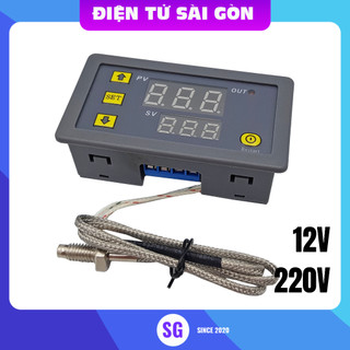 Bộ khống chế nhiệt độ Type-K 500 độ C 12 VDC / 220VAC