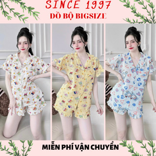 [55-80kg] Đồ bộ bigsize ĐÙI ĐŨI XỐP, Since1997 Pijama, Đồ ngủ lụa loại 1 cao cấp và xinh xắn