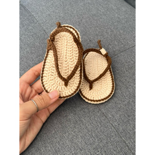 Dép Len Xỏ Ngón - Dép Kẹp Đáng Yêu Cho Bé Trai - Gái (0-12 tháng tuổi)