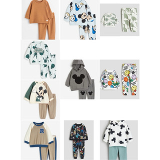 Set nỉ/ Set đồ thu đông nỉ/ Set dài tay H&M cho bé trai cực bảnh (Link1)