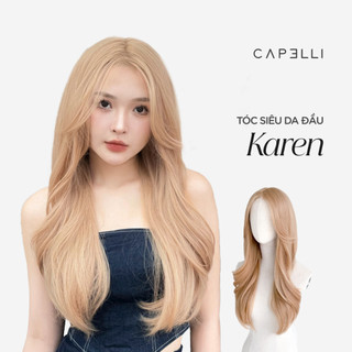 Tóc giả siêu da đầu capelli karen premium wig