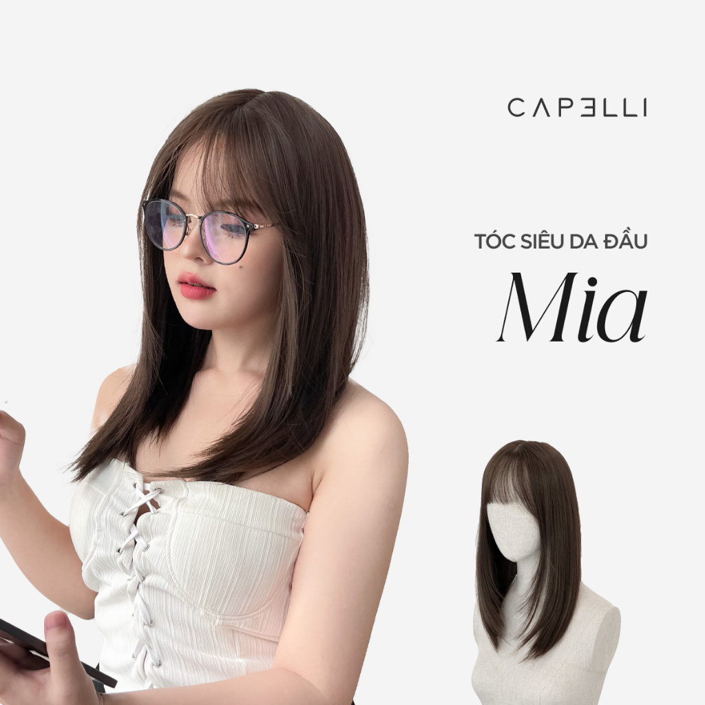 Tóc Giả Siêu Da Đầu CAPELLI Mia Premium Wig