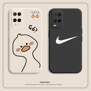 Ốp lưng Oppo A54 in hình Lucky Virus và Vịt ngáo ngơ